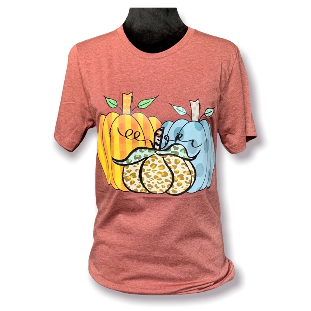 Patterned Pumpkins Graphic Tee
